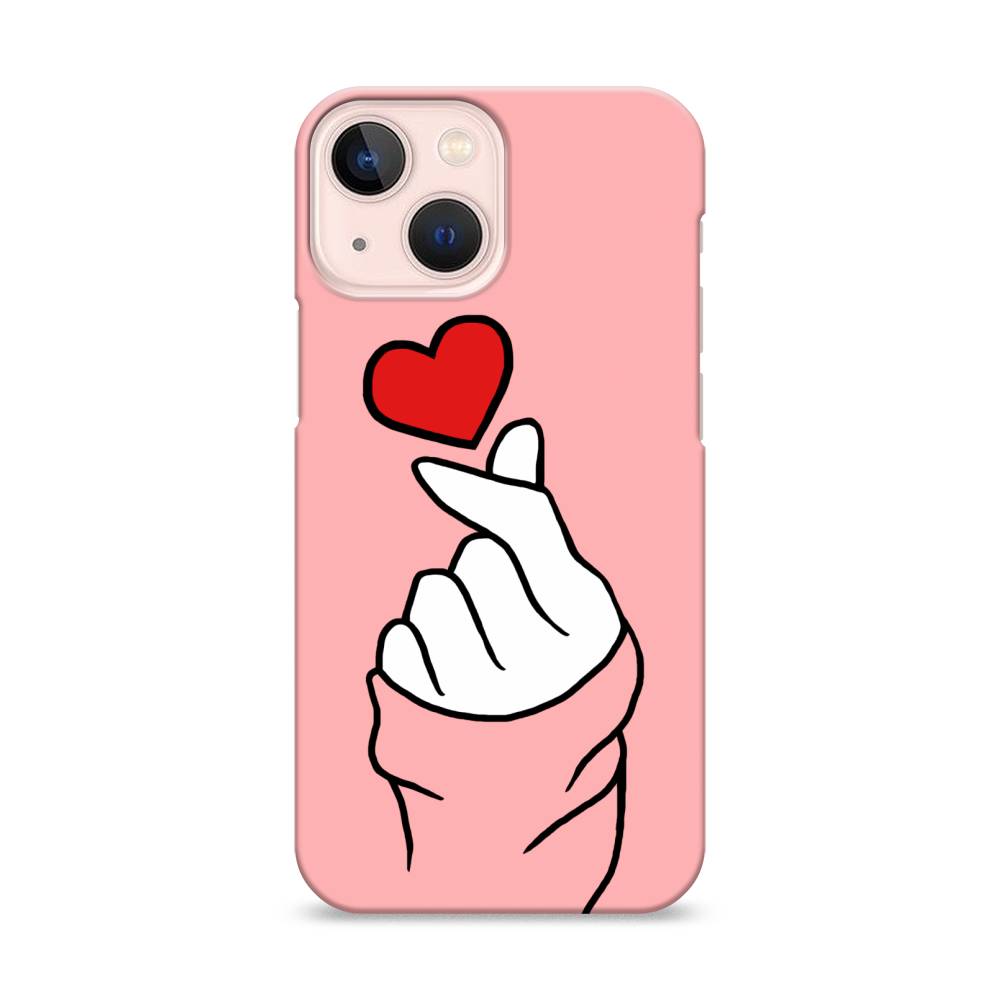 

Пластиковый чехол "Милое сердечко" на Apple iPhone 13 mini, 14120-5