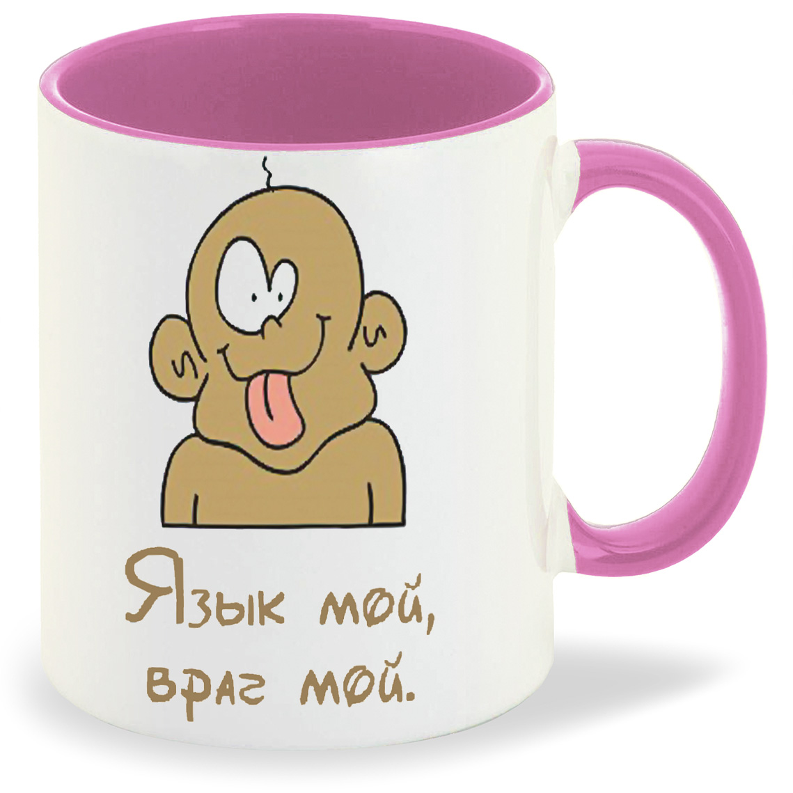 

Кружка CoolPodarok Язык мой враг мой, Язык мой враг мой