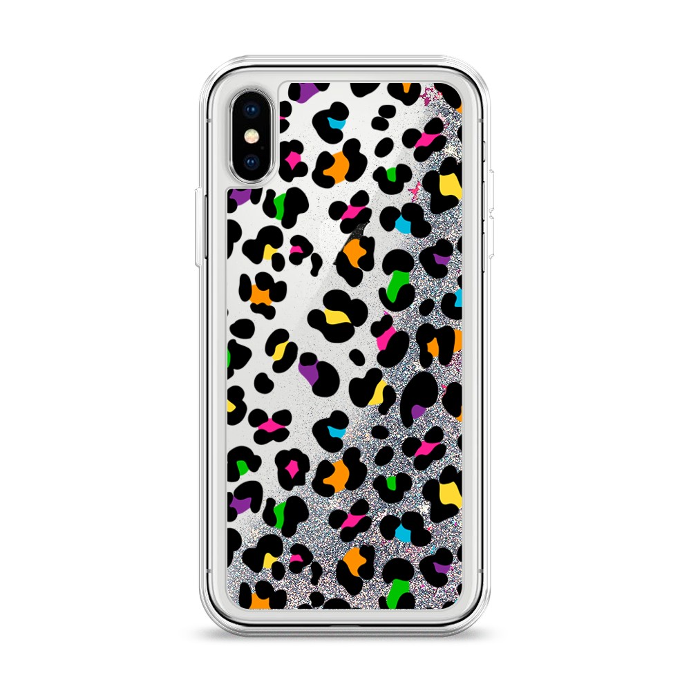 

Чехол Awog на Apple iPhone X (10) / Айфон X (10) "Яркий леопард", Разноцветный, 11091-1