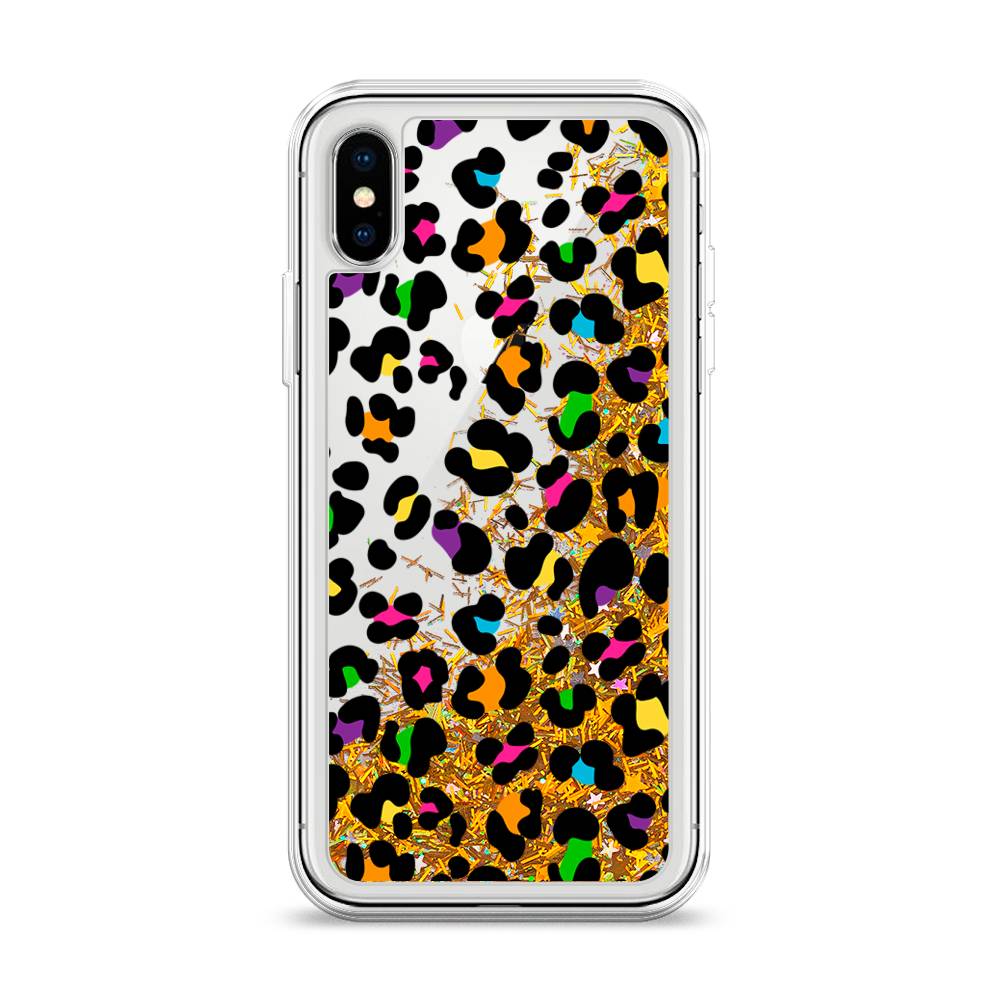 

Чехол Awog на Apple iPhone X (10) / Айфон X (10) "Яркий леопард", 11090-1