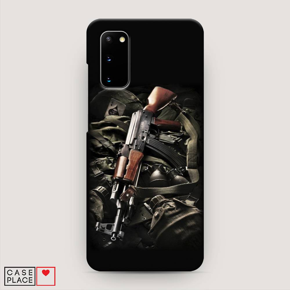 

Пластиковый чехол "Автомат" на Samsung Galaxy S20, 29220-4