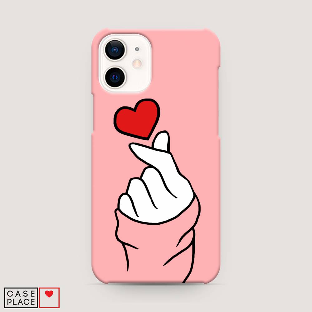 

Пластиковый чехол "Милое сердечко" на Apple iPhone 12 mini, 12620-5