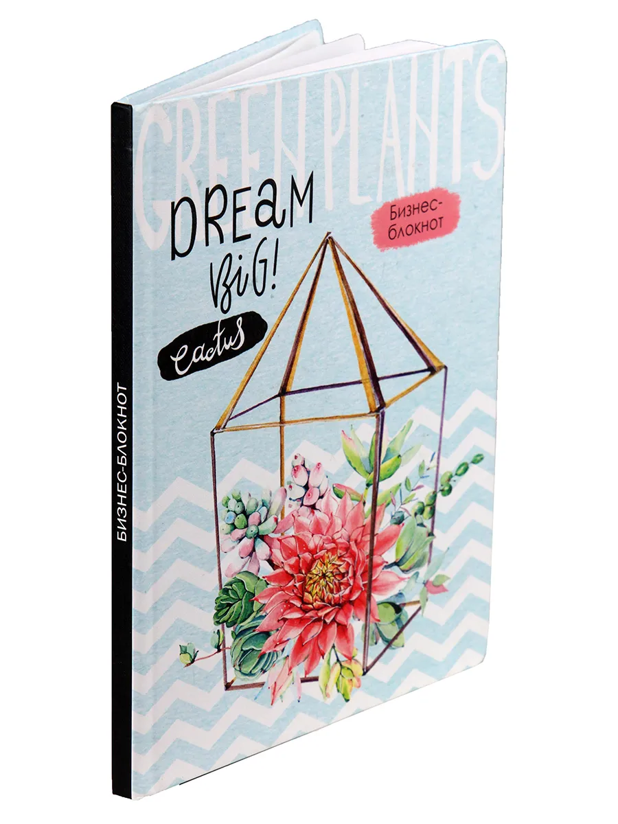 Блокнот Collezione Цветы в аквариуме А5 80л/Б80-5633