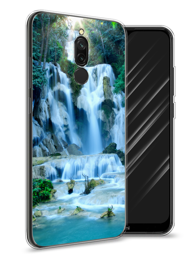 

Чехол Awog на Xiaomi Redmi 8 "Водопад 8", Разноцветный, 37150-4