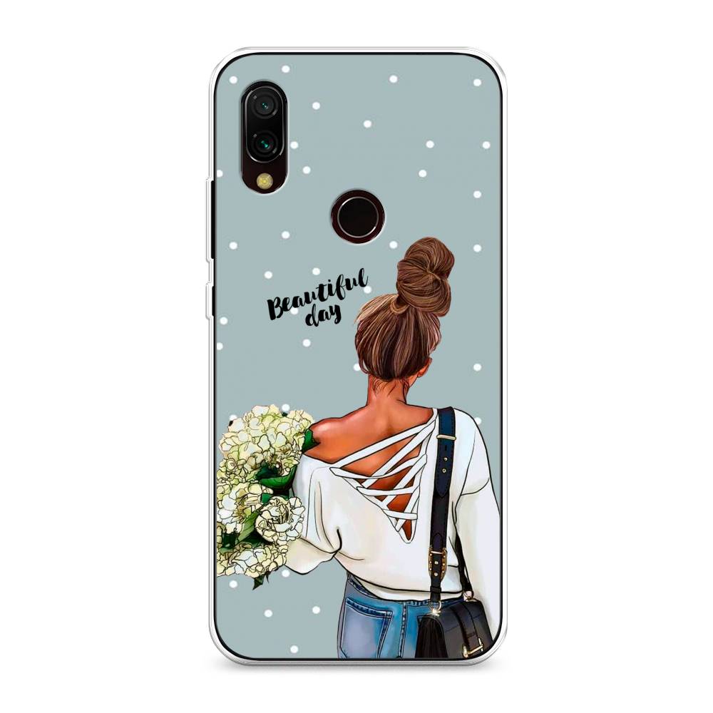 

Чехол Awog на Xiaomi Redmi 7 "Beautiful day", Голубой;коричневый;бежевый, 35050-6