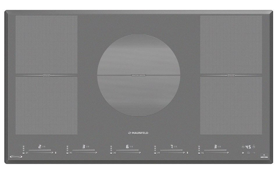 

Встраиваемая варочная панель индукционная MAUNFELD CVI905SFLGR серый, CVI905SFLGR