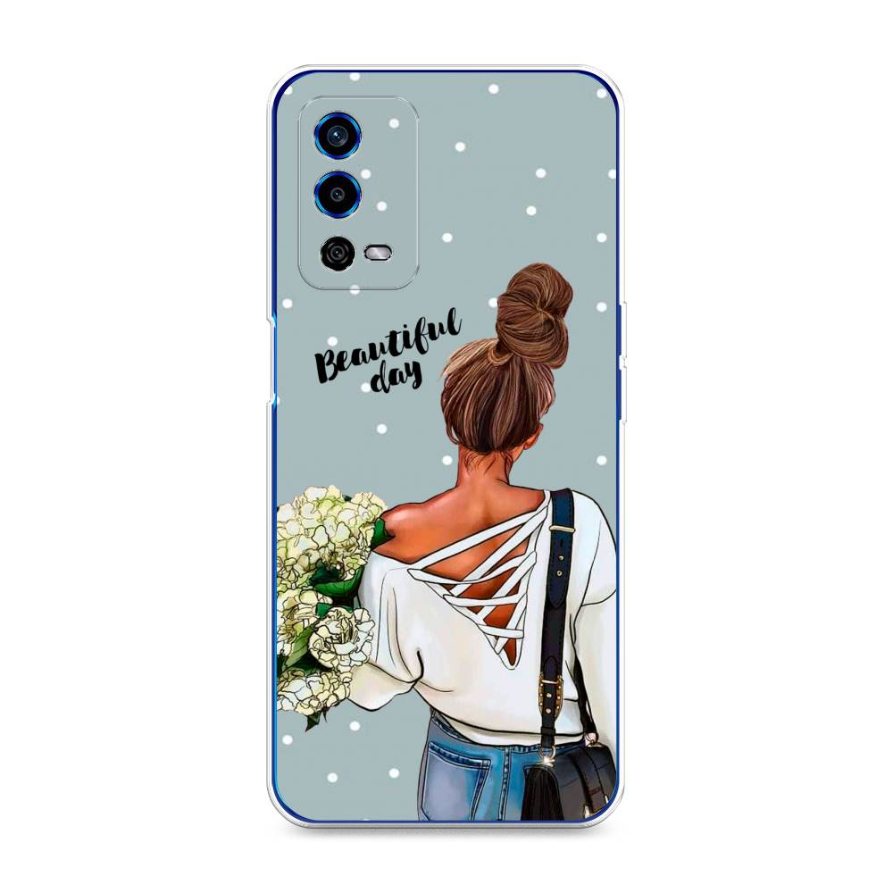 

Чехол Awog на Oppo A55 4G "Beautiful day", Голубой;коричневый;бежевый, 259150-6