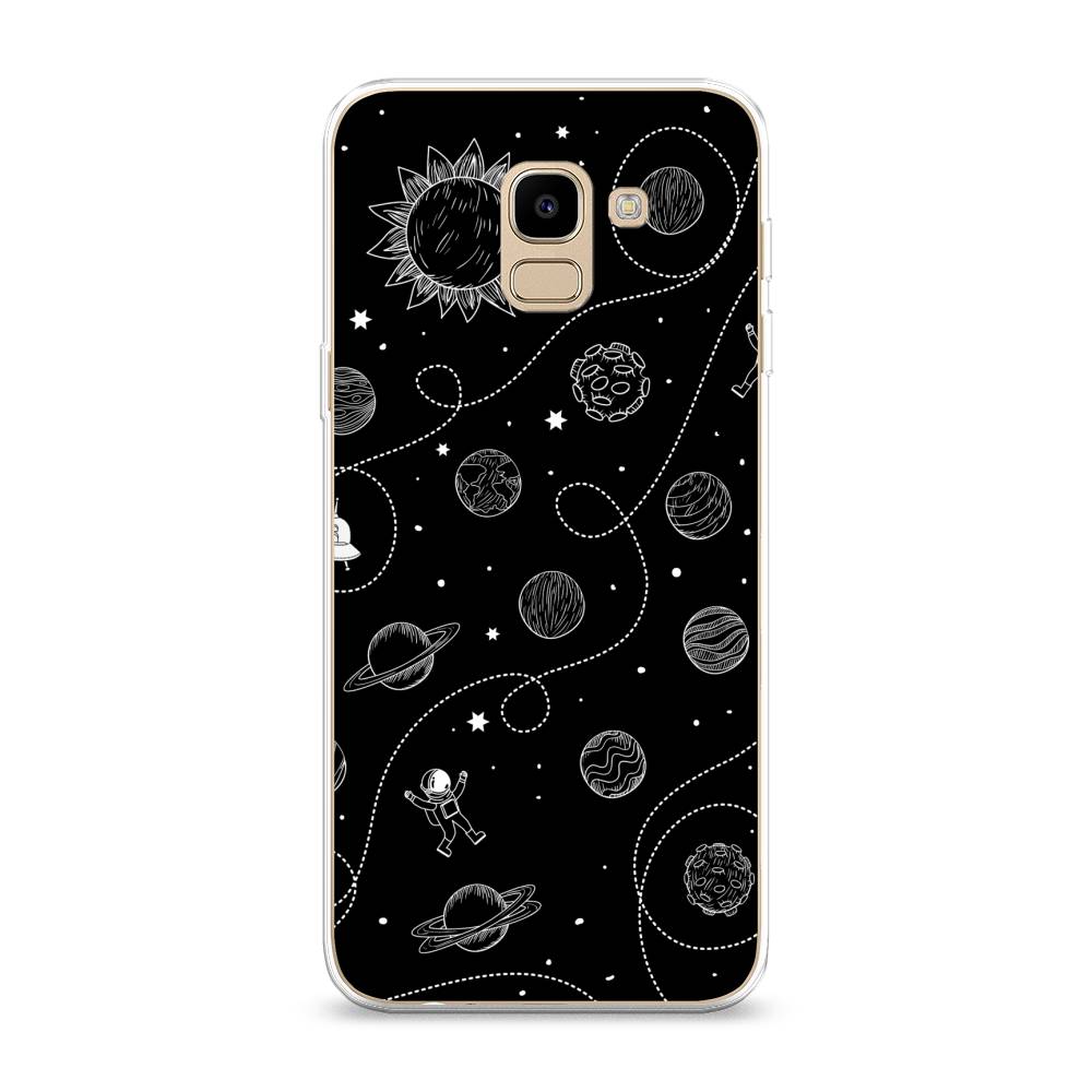 

Чехол Awog на Samsung Galaxy J6 2018 "В невесомости", Бежевый, 26150-4