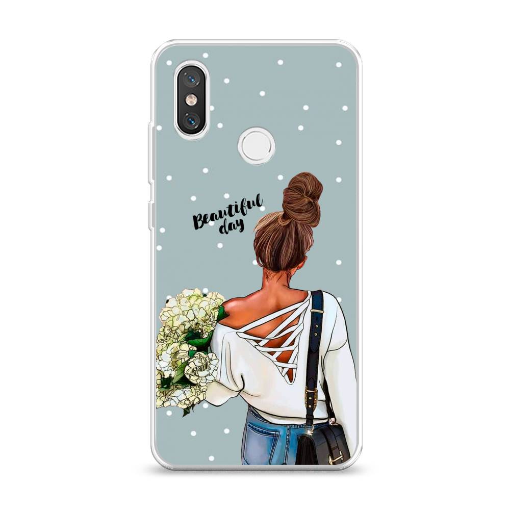 

Чехол Awog на Xiaomi Mi 8 "Beautiful day", Голубой;коричневый;бежевый, 33550-6