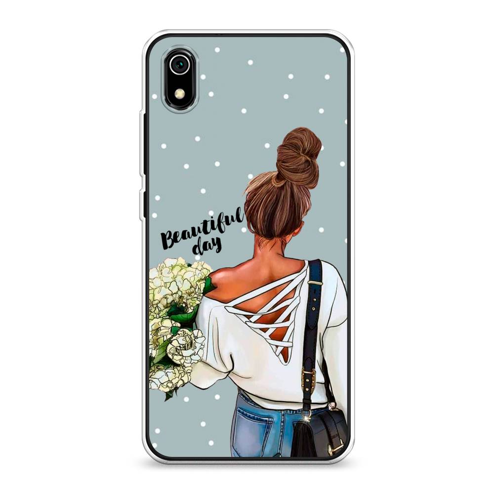 

Чехол Awog на Xiaomi Redmi 7A "Beautiful day", Голубой;коричневый;бежевый, 35450-6