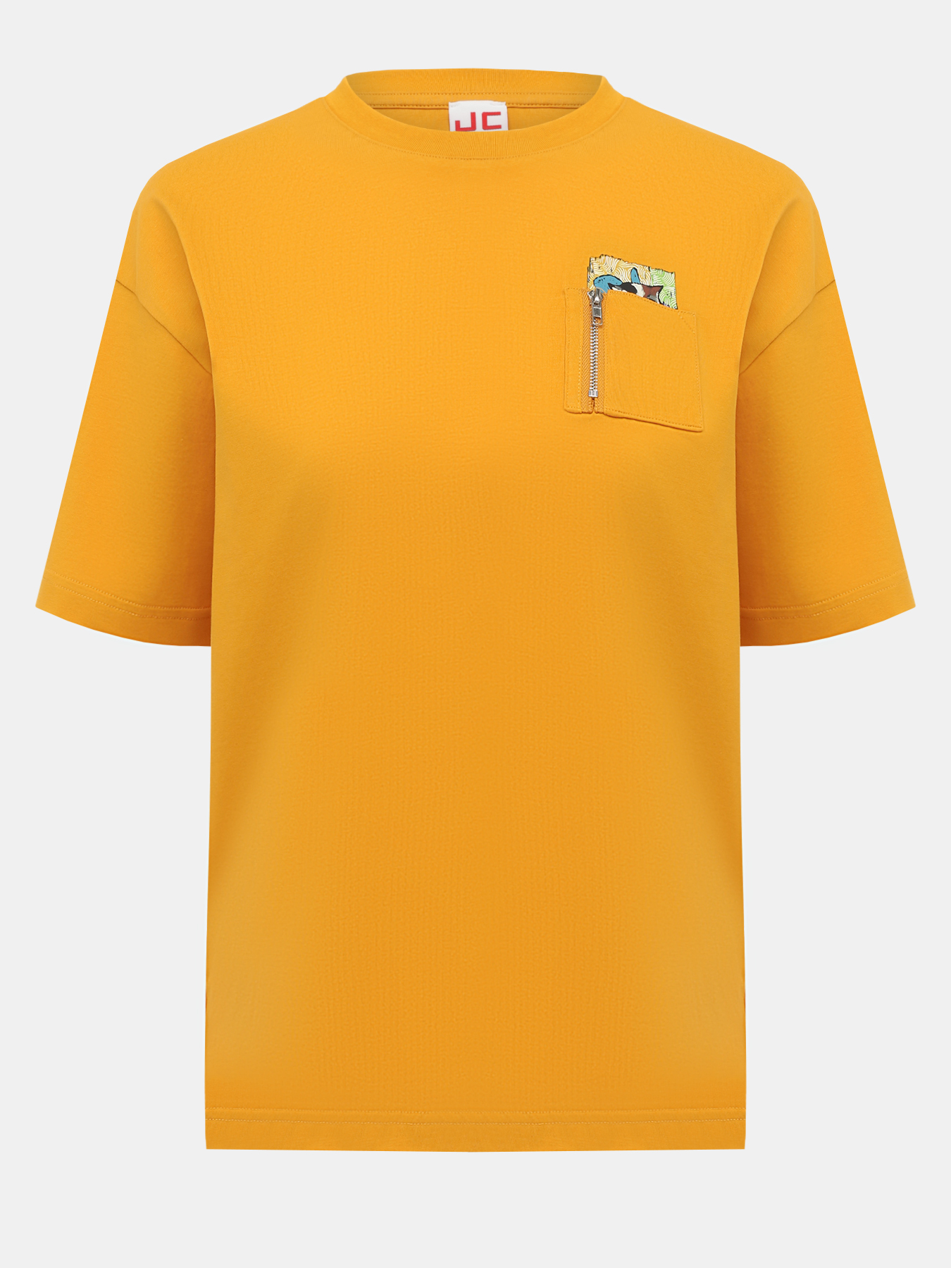 

Футболка женская Just Clothes 000000579 желтая 52 RU, Желтый, 000000579