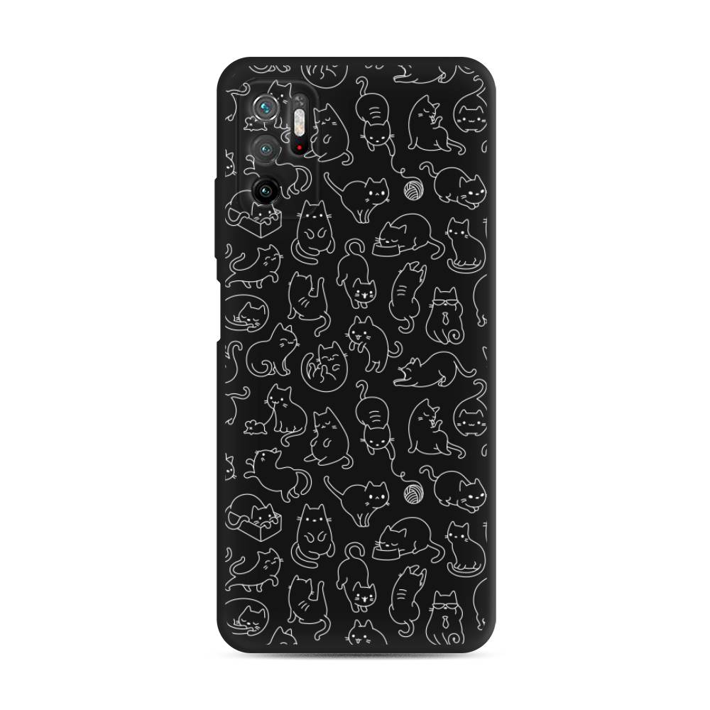 

Чехол Awog на Poco M3 Pro "Шкодливые котики", Разноцветный, 311052-1