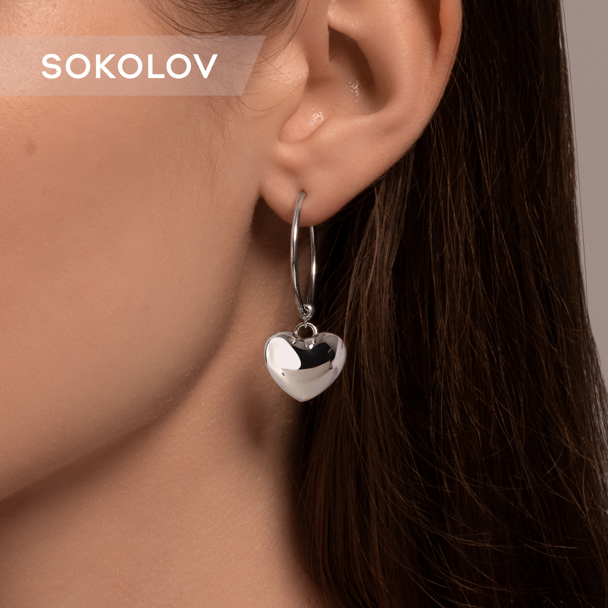 

Серьги из серебра SOKOLOV 94026648, 94026648