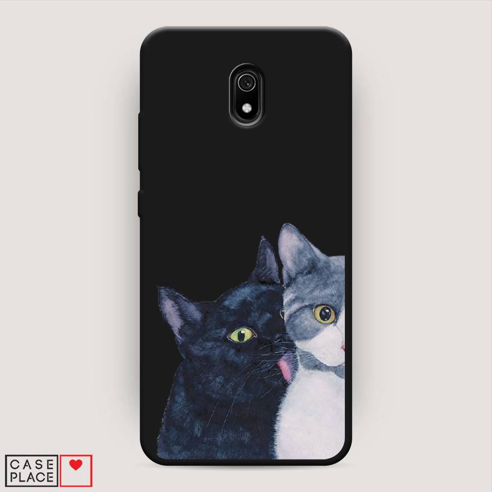 

Чехол Awog на Xiaomi Redmi 8A "Кошачья любовь", Разноцветный, 37252-1