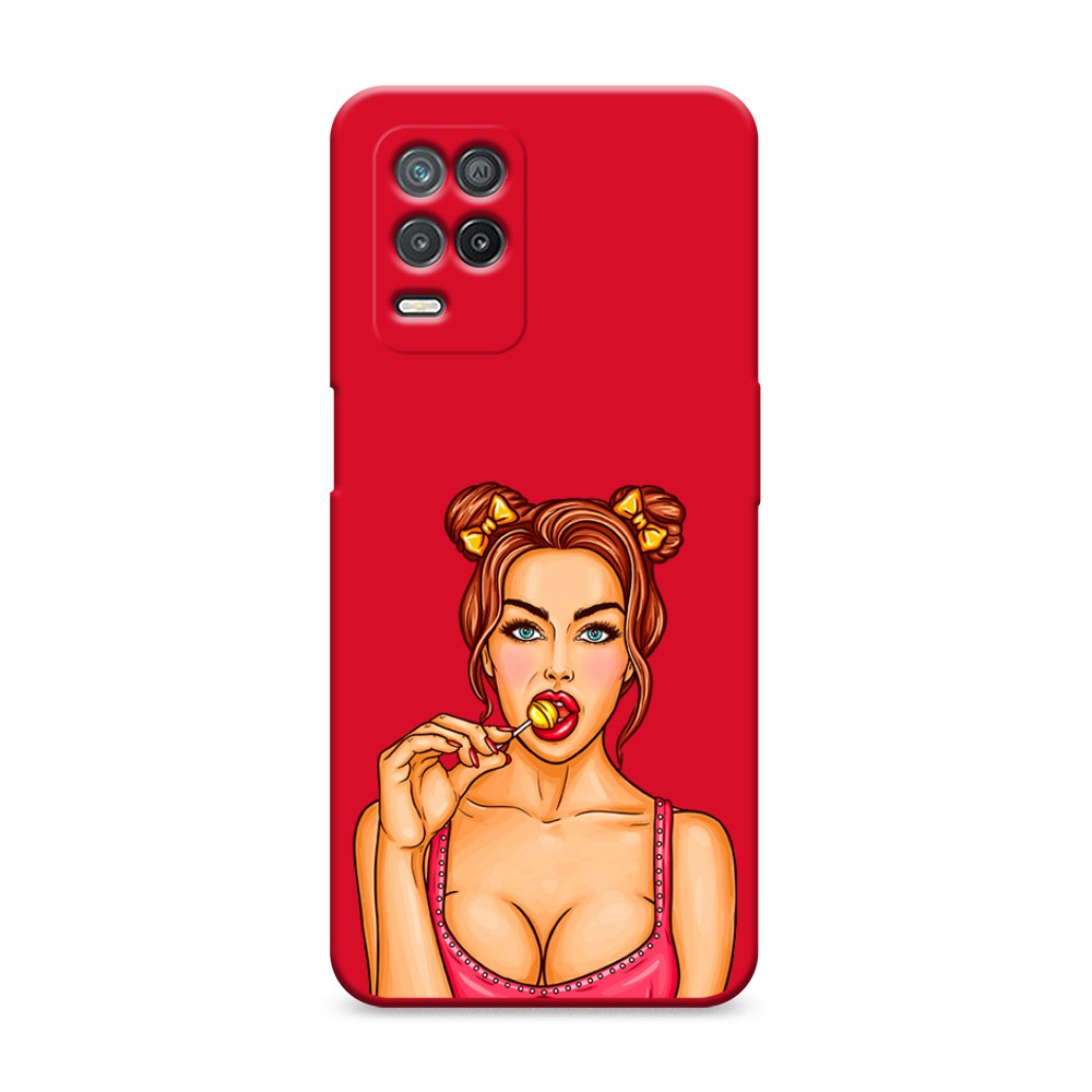 

Чехол Awog на Realme 8 5G/Narzo 30 5G "Вкусный леденец", Разноцветный