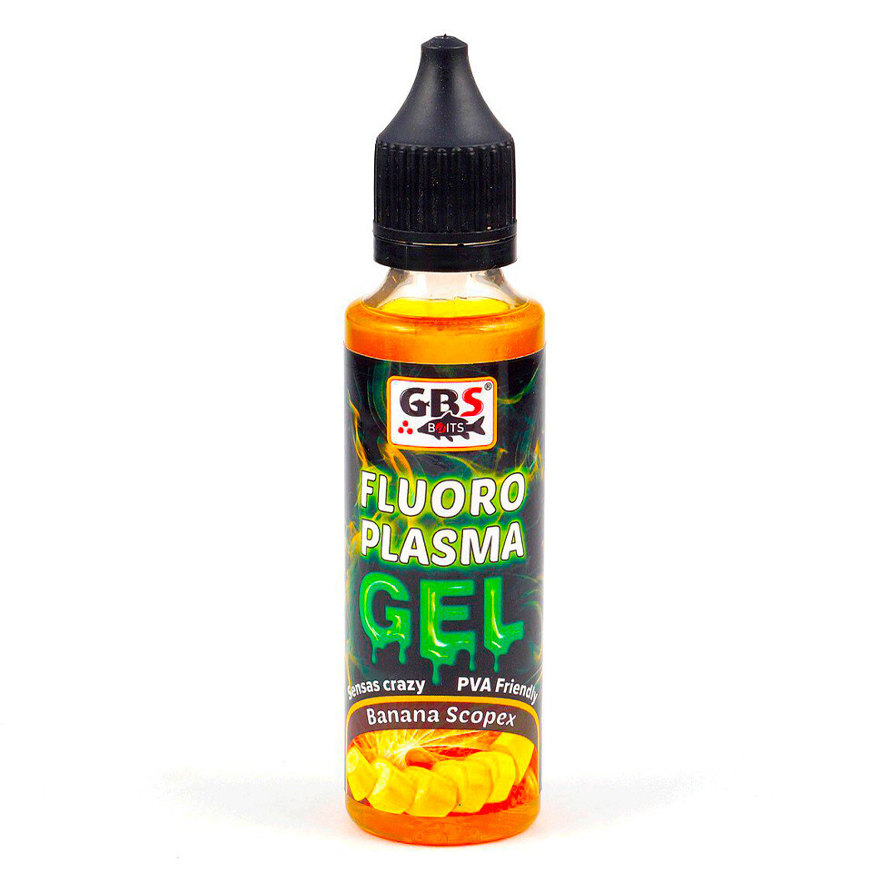 

Ароматизатор гель GBS BaITS Fluo Plazma 50 мл Банан Скопекс Зелёный, Разноцветный, Fluo Plazma