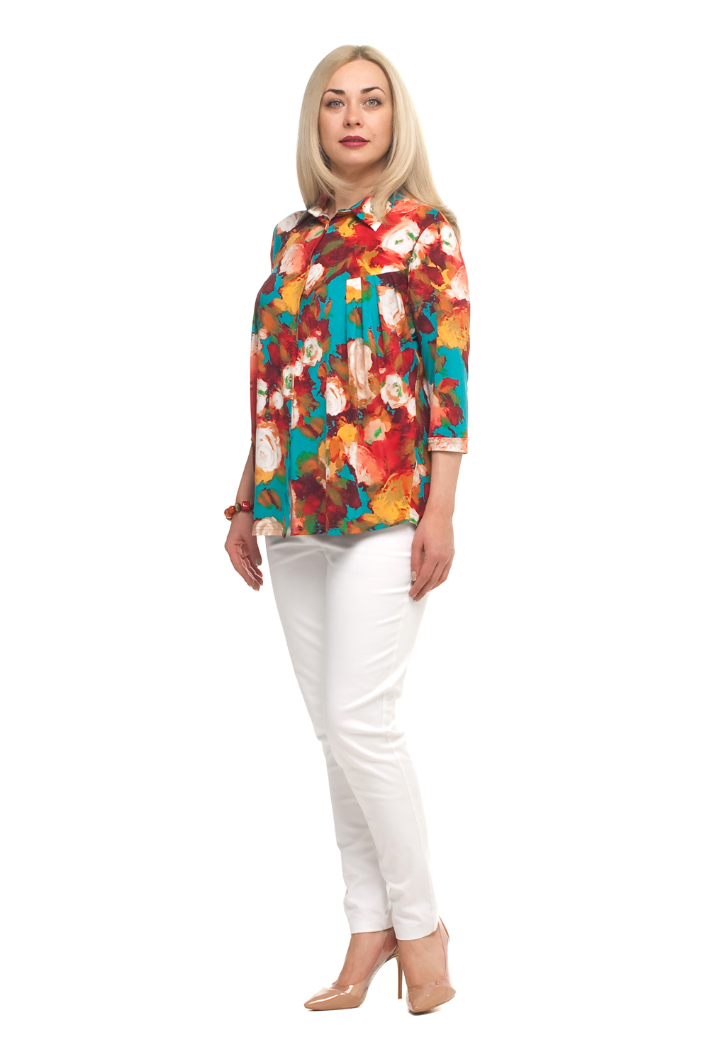 

Блуза женская OLSI 1710028 зеленая 48 RU, 1710028