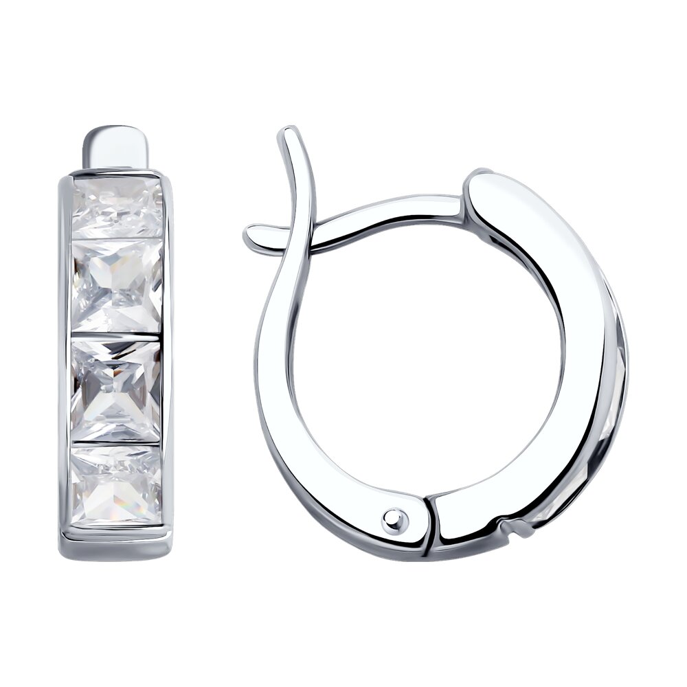 

Серьги из серебра SOKOLOV 94026724, фианит, 94026724