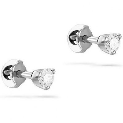 

Серьги из белого золота с бриллиантом Kabarovsky 2-1060-1000, 2-1060-1000