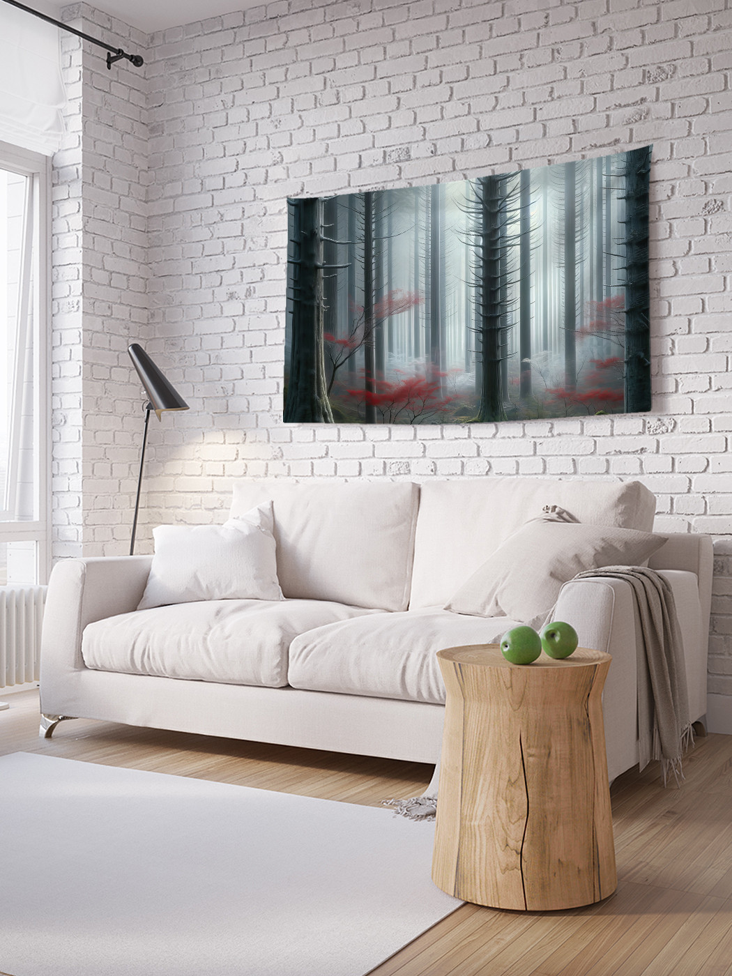 

Фотопанно JoyArty Туманная чаща 100х150, tpg_sd1007_100x150