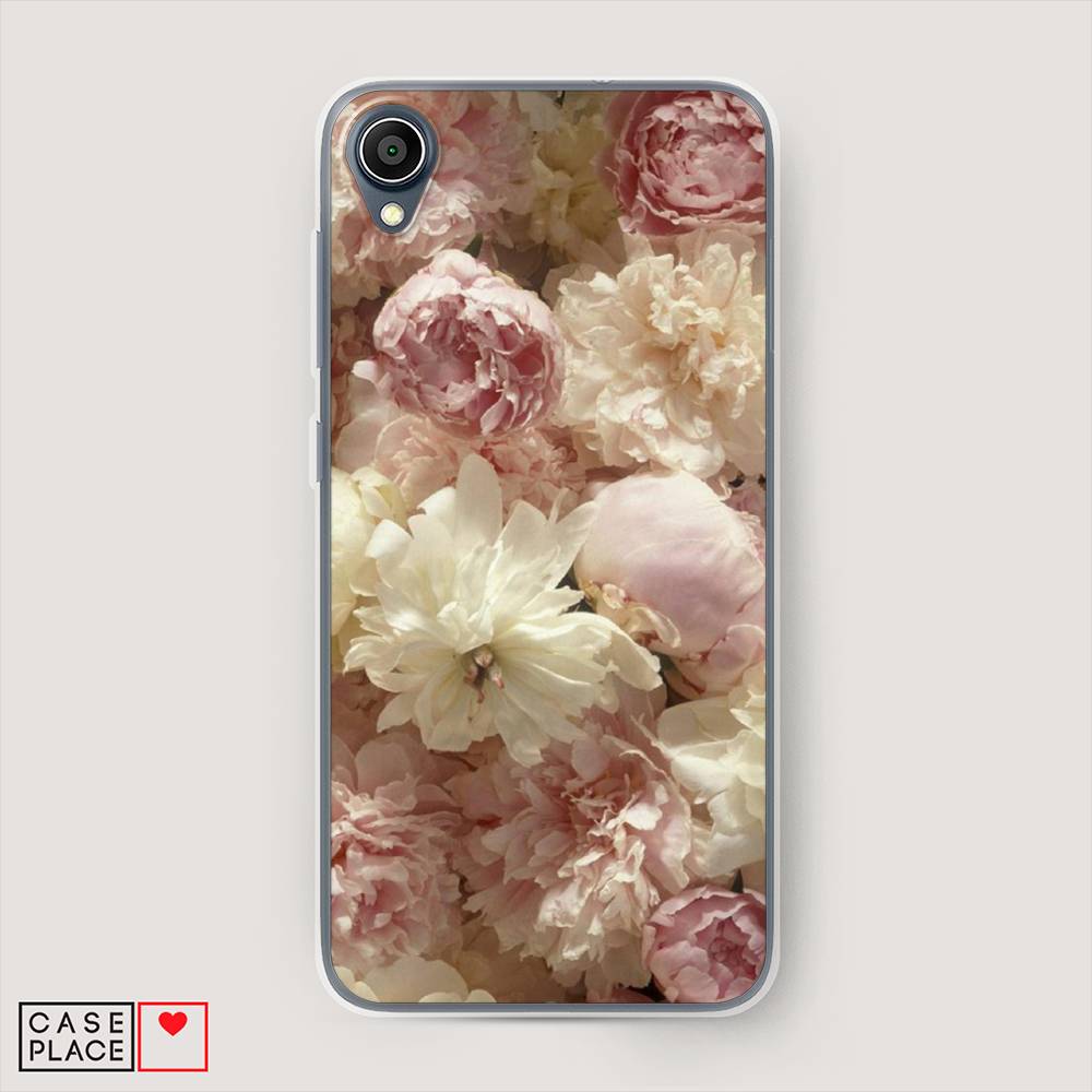 

Чехол Awog на Asus ZenFone Live L1 ZA550KL "Пионы светлые", Бежевый;коричневый, 43650-8