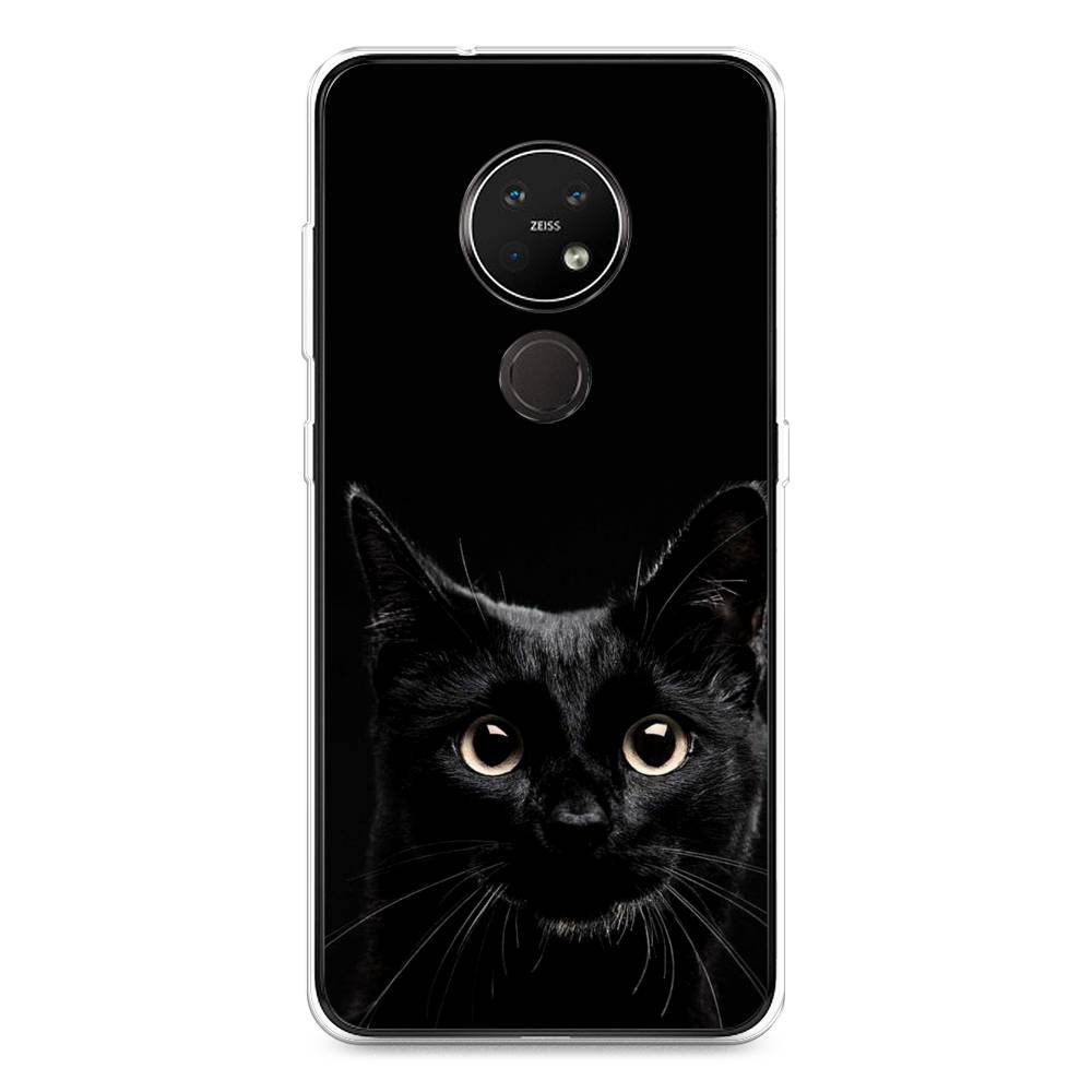 

Чехол Awog на Nokia 7.2 / Нокиа 7.2 "Добрый кот", Черный, 123150-1