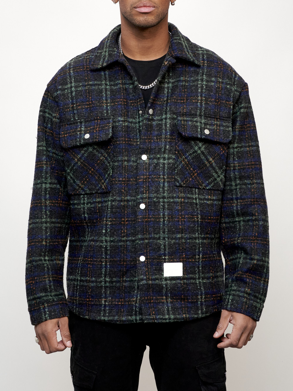 

Куртка мужская AD58377 зеленая 3XL, Зеленый, AD58377