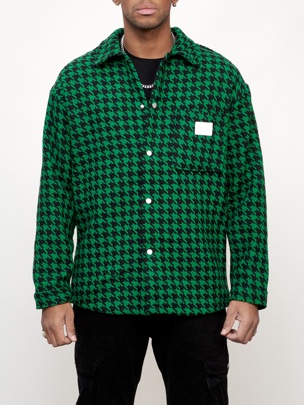 

Куртка мужская AD58379 зеленая 3XL, Зеленый, AD58379