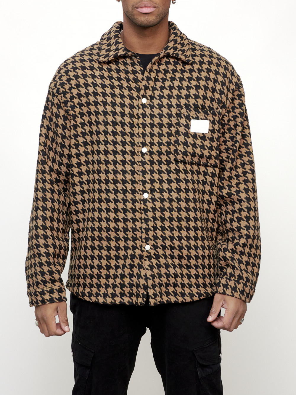 

Куртка мужская AD58379 бежевая 3XL, Бежевый, AD58379