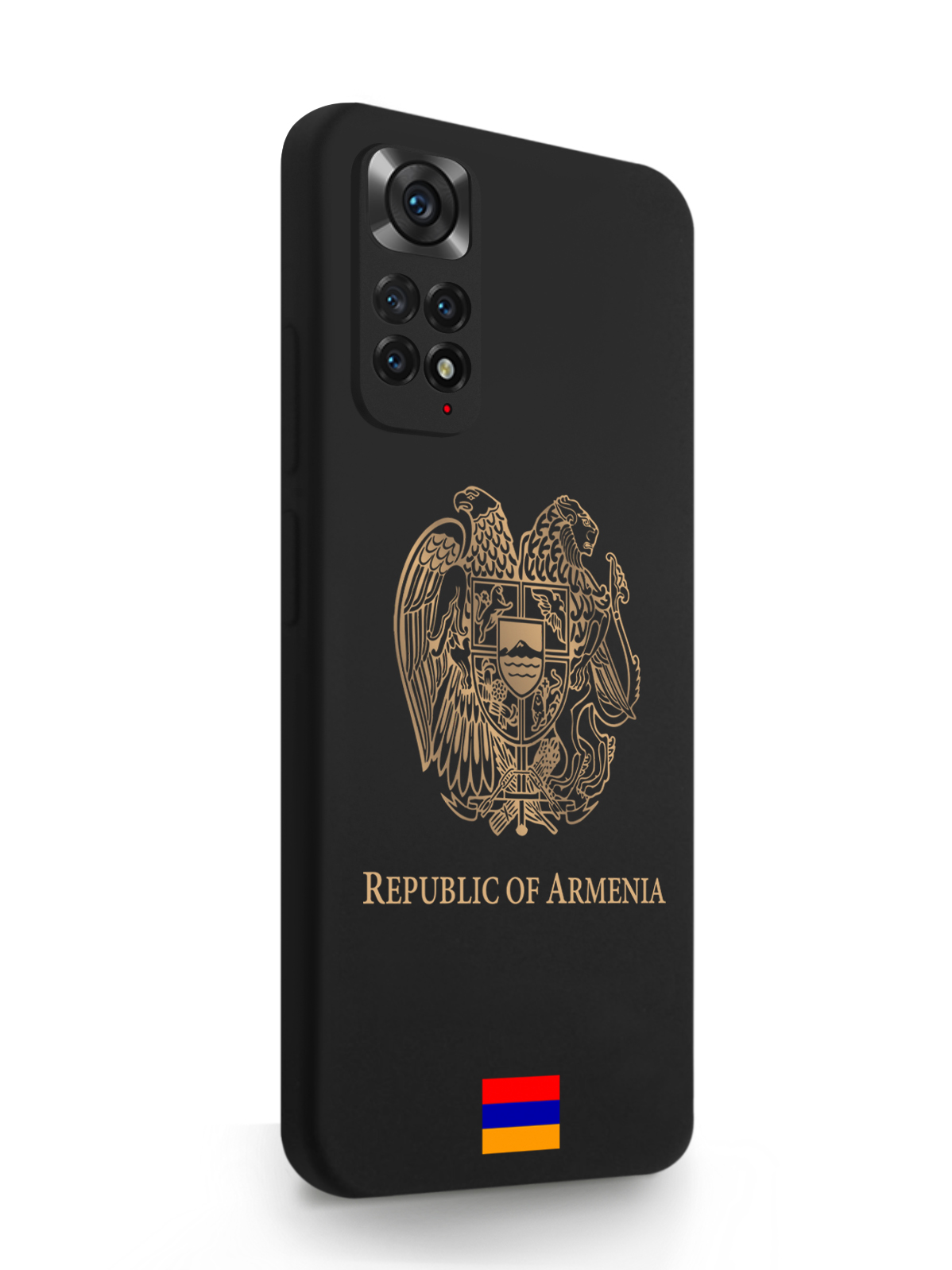 

Чехол SignumCase Xiaomi Redmi Note 11 Pro 4G Золотой Герб Армении черный, Золотистый;черный, Xiaomi Redmi Note 11 Pro 4G Золотой Герб Армении
