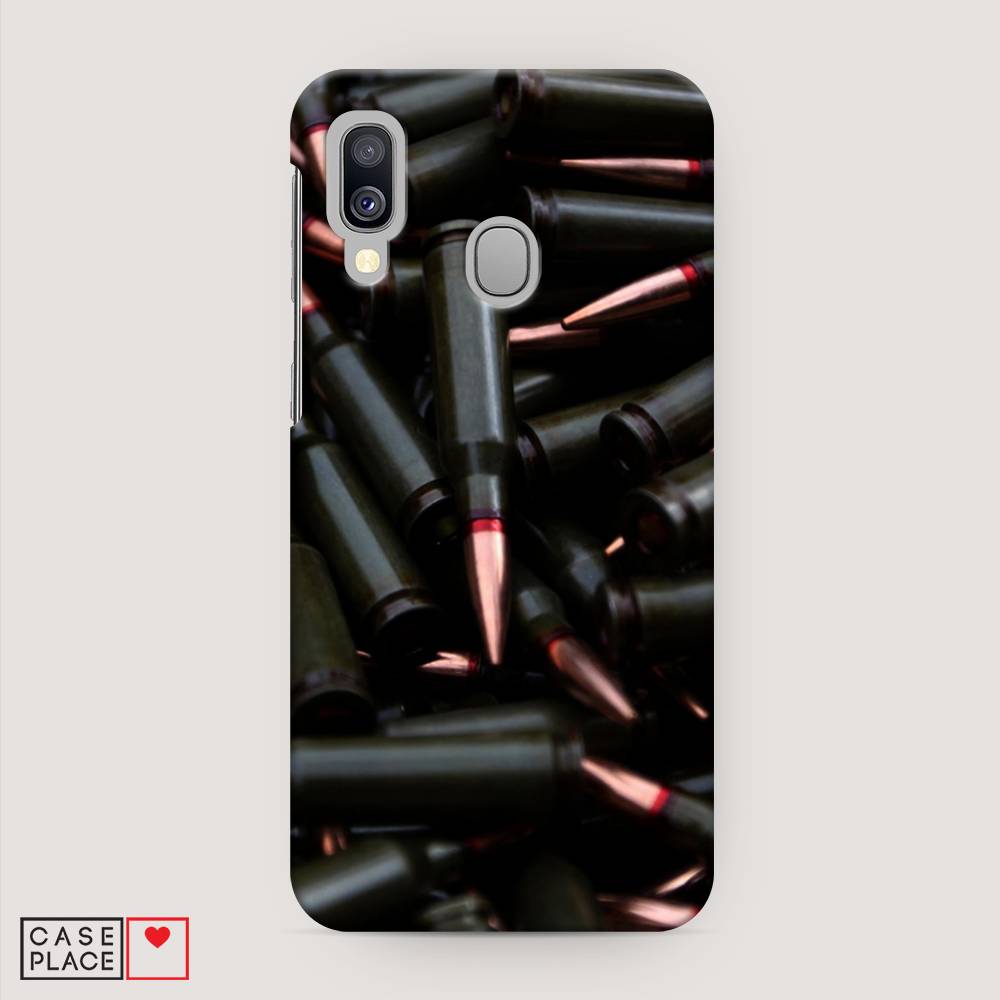 

Пластиковый чехол "Пули черные" на Samsung Galaxy A40