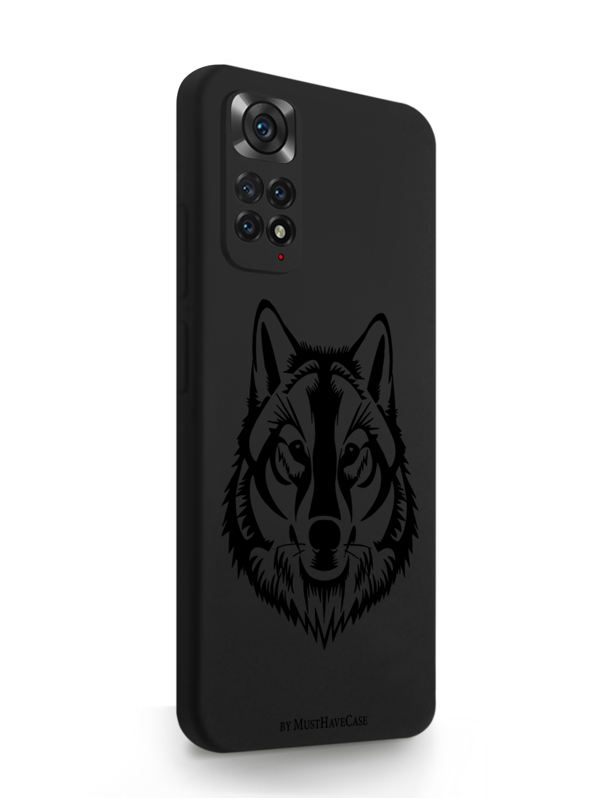 

Чехол MustHaveCase Xiaomi Redmi Note 11 Pro 4G Волк черный, Xiaomi Redmi Note 11 Pro 4G Волк