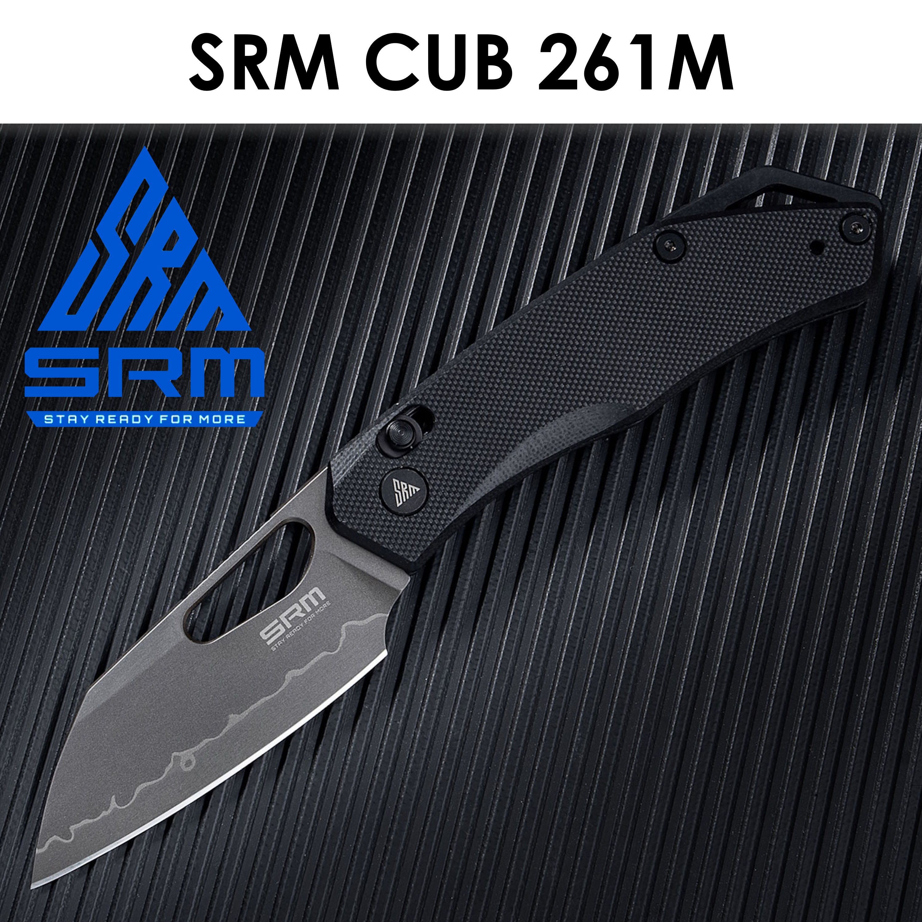 Складной нож SRM Cub 261M-GB2 черный 180мм (73мм клинок)