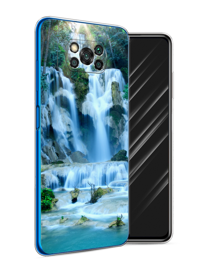 

Чехол Awog на Poco X3/X3 Pro "Водопад 8", Разноцветный, 310650-4