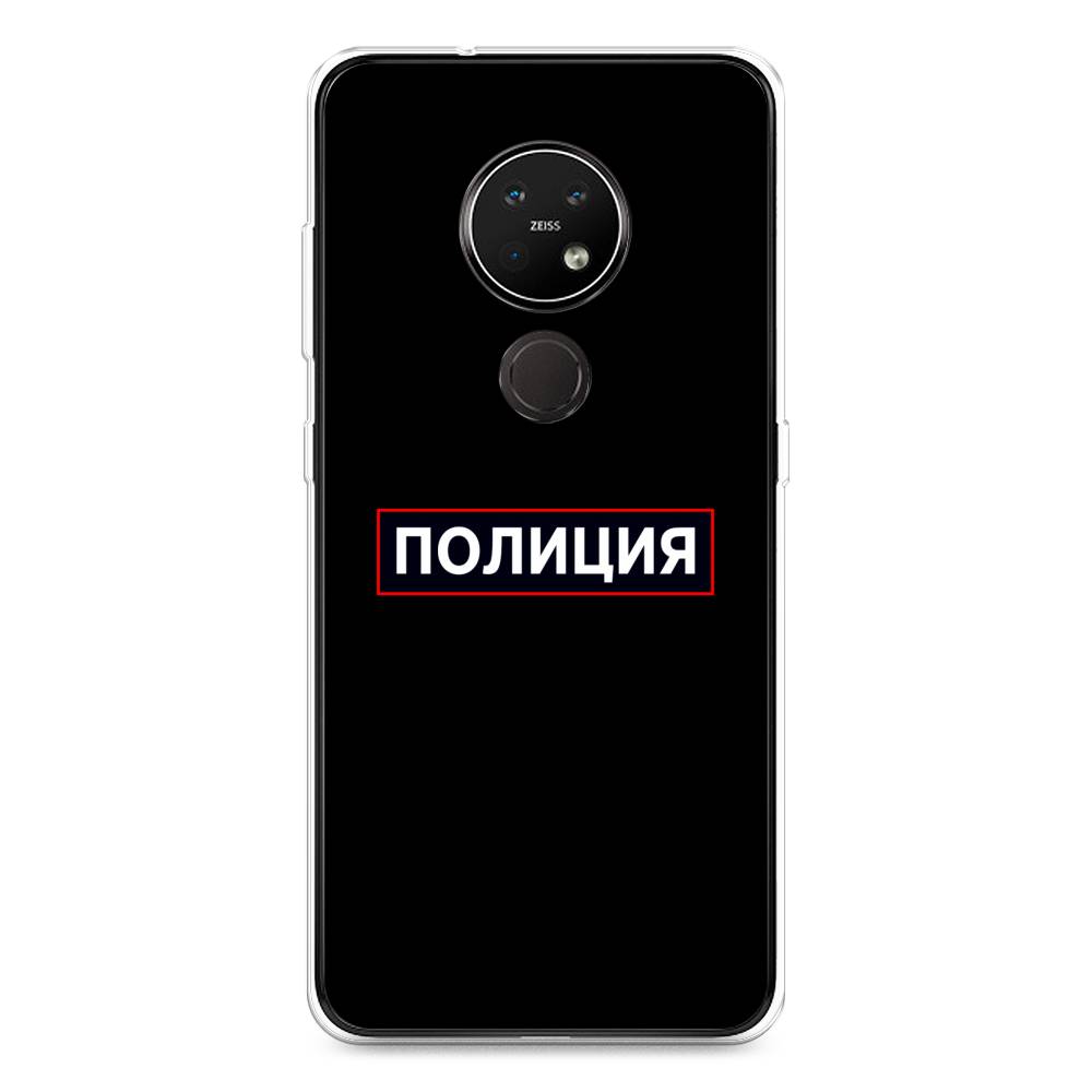

Чехол Awog на Nokia 7.2 / Нокиа 7.2 "Police logo", Черный;белый;красный, 123150-5
