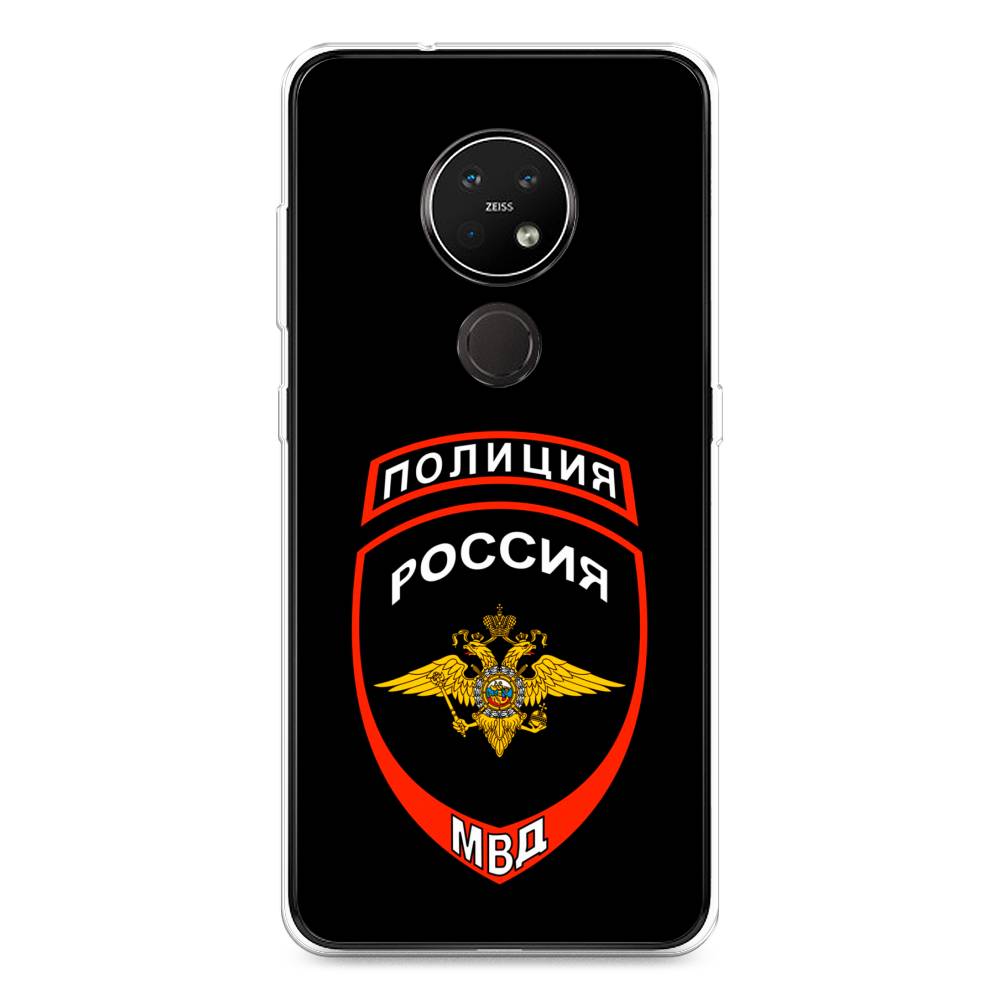 

Чехол Awog на Nokia 7.2 / Нокиа 7.2 "Полиция шеврон", Черный;красный;белый, 123150-5