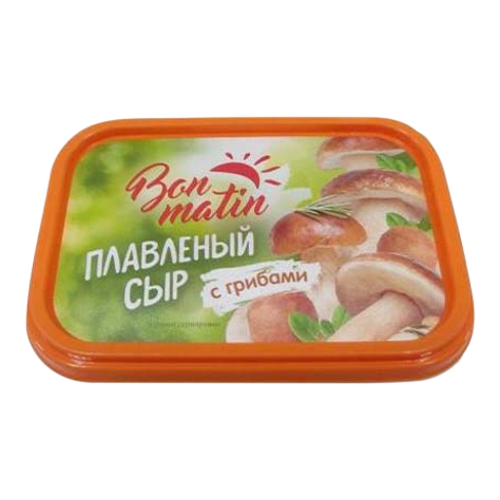 

Плавленый сыр Bon matin с грибами БЗМЖ 200 г