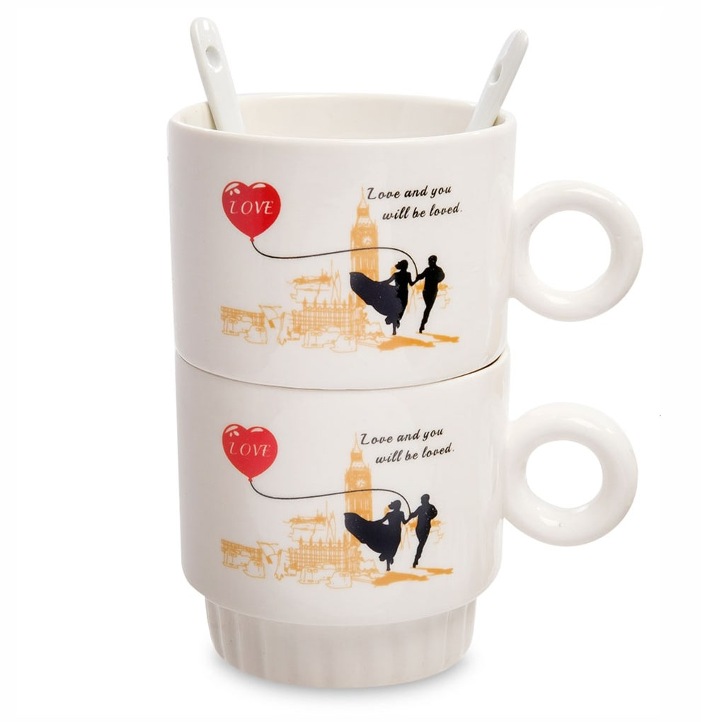 

Набор из двух кружек Любите и будете любимы MUG-170/4 113-108718