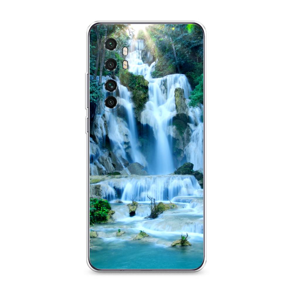 

Чехол Awog на Xiaomi Mi Note 10 Lite "Водопад 8", Разноцветный, 38450-4