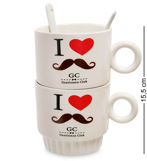 фото Набор из двух кружек клуб джентельменов mug-172/1 113-108825 art east