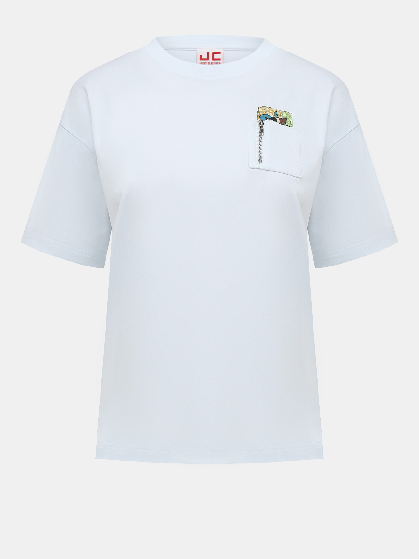 

Футболка женская Just Clothes 000000579 белая 50 RU, Белый, 000000579