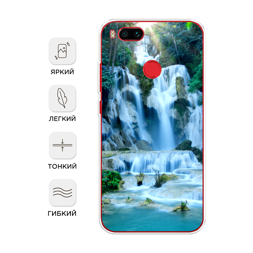 

Чехол Awog на Xiaomi Mi 5X "Водопад 8", Разноцветный, 32350-4