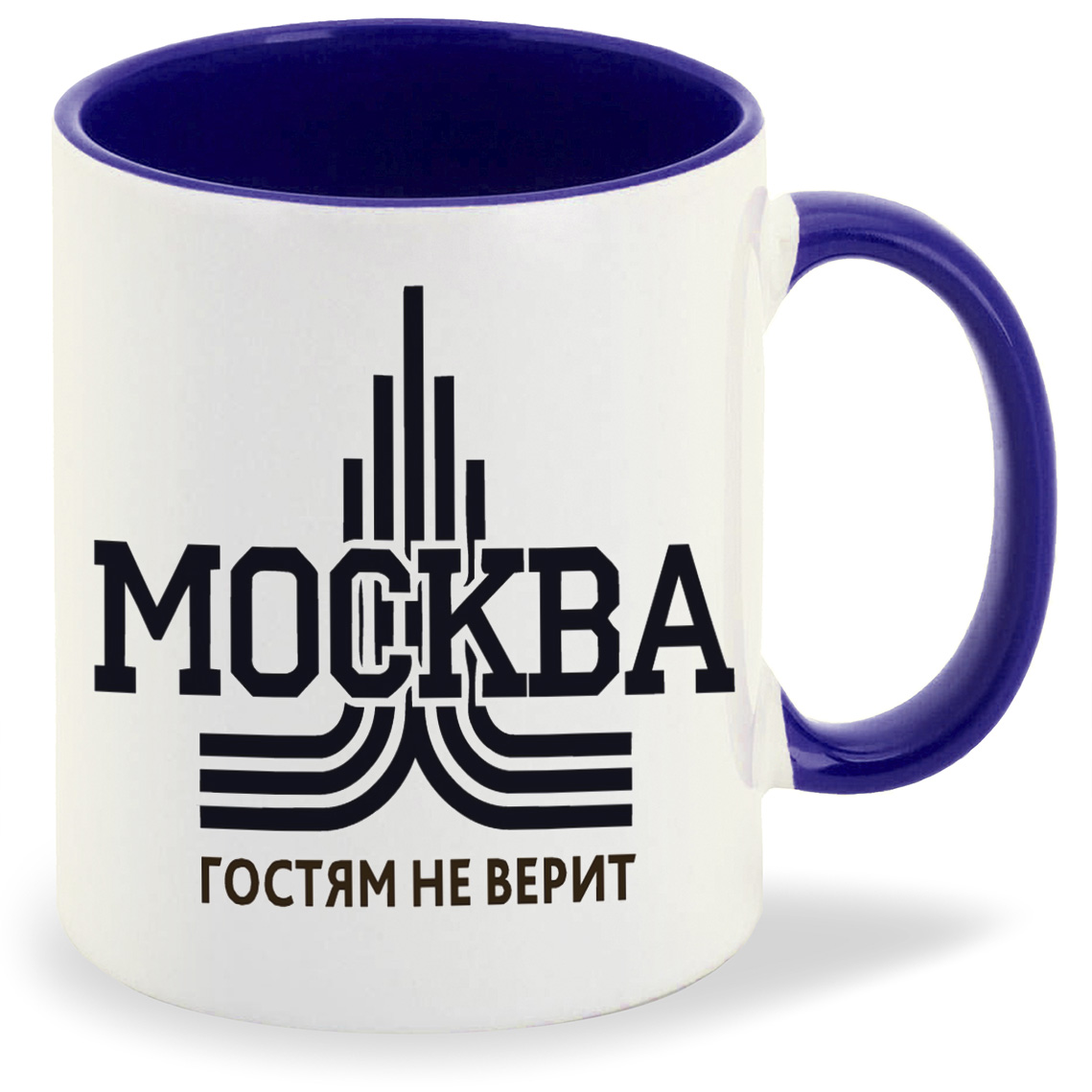 

Кружка CoolPodarok Москва гостям не верит, Москва гостям не верит