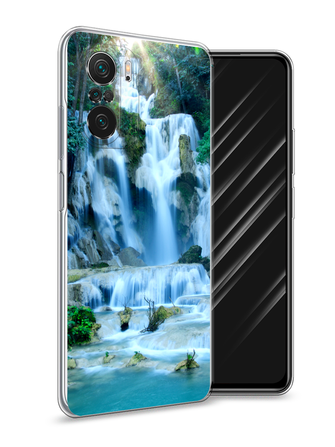 

Чехол Awog на Poco F3/Redmi K40/Mi 11i "Водопад 8", Разноцветный, 312650-4