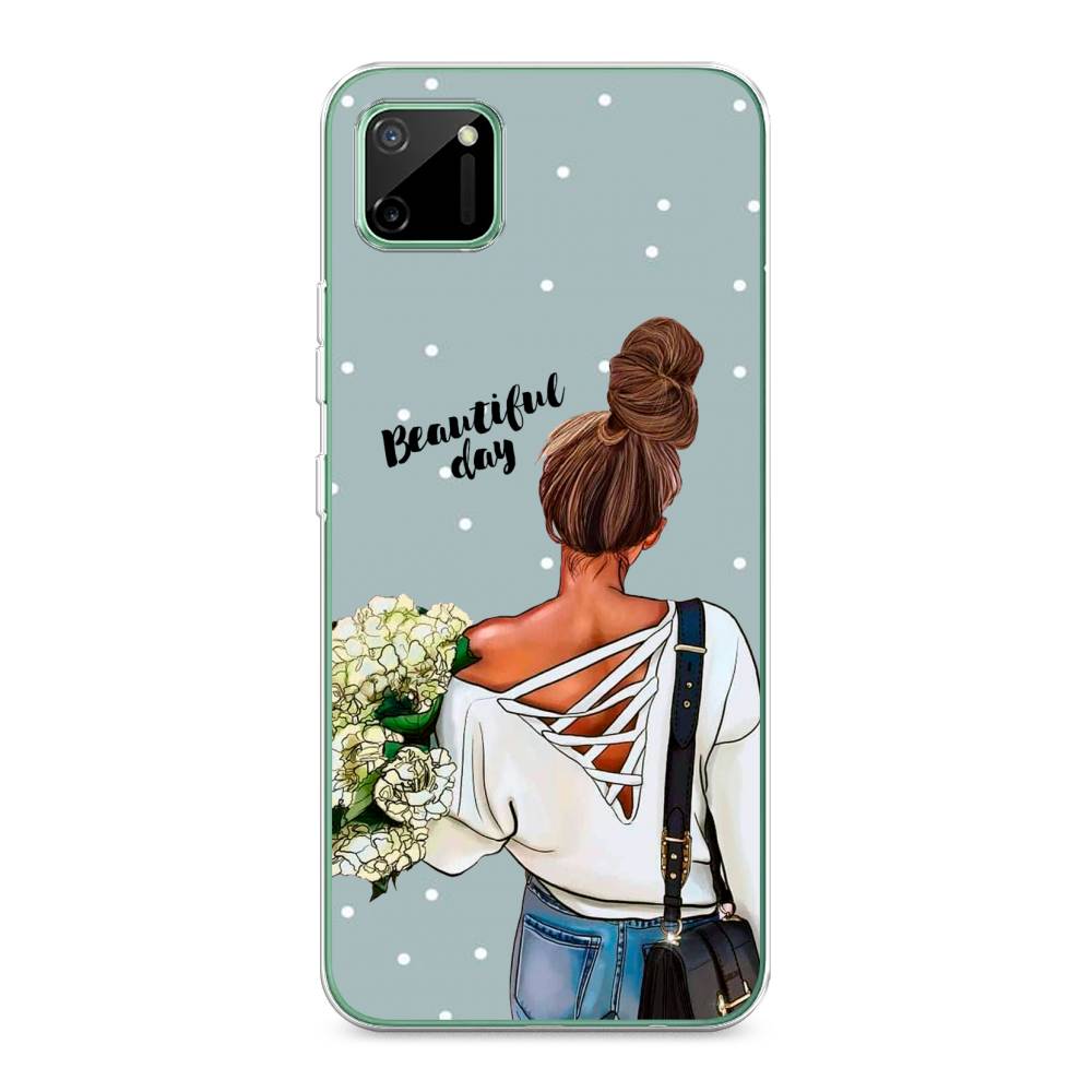 

Чехол Awog на Realme C11 "Beautiful day", Голубой;коричневый;бежевый, 253850-6