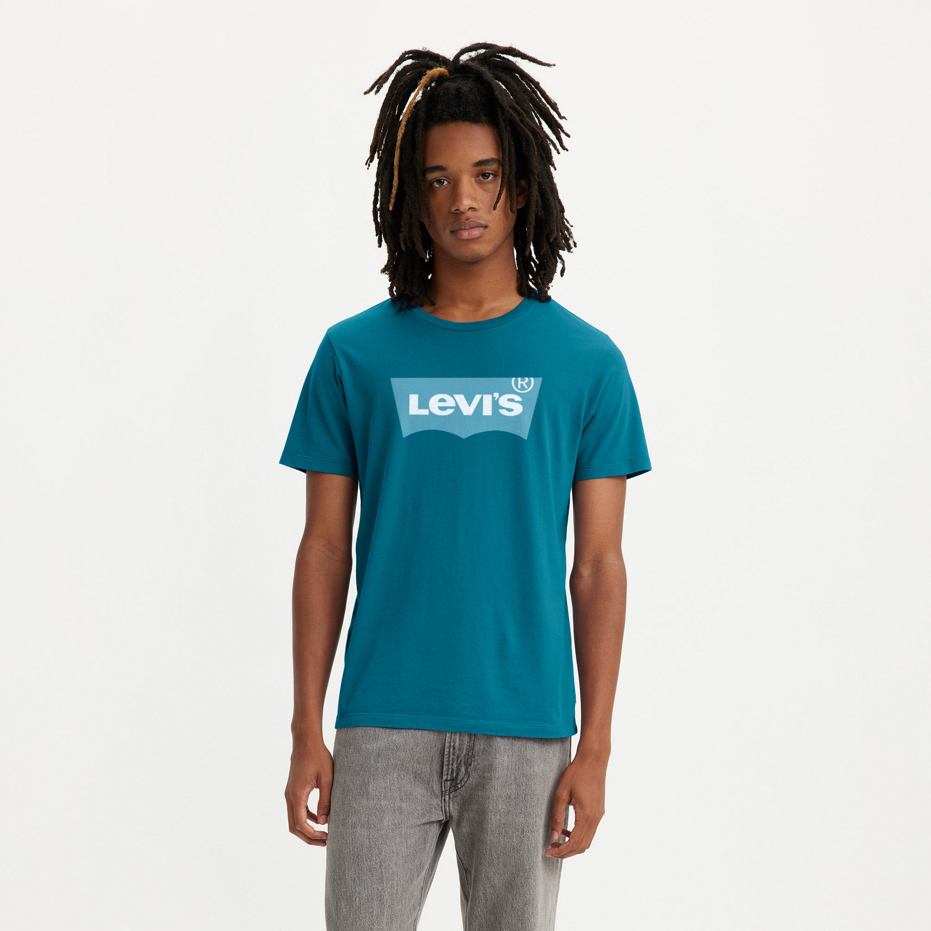 

Футболка мужская Levi's 22491-1332 бирюзовая M, Бирюзовый, 22491-1332