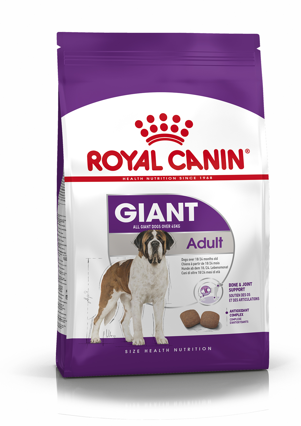 фото Сухой корм для собак royal canin adult giant, домашняя птица, 18кг