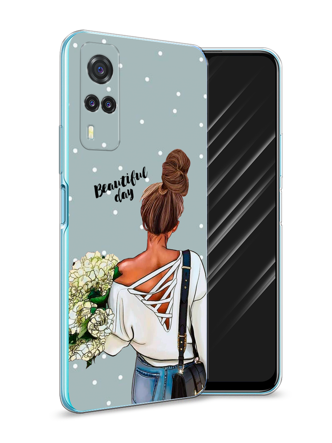 

Чехол Awog на Vivo Y31 "Beautiful day", Голубой;коричневый;бежевый, 263750-6