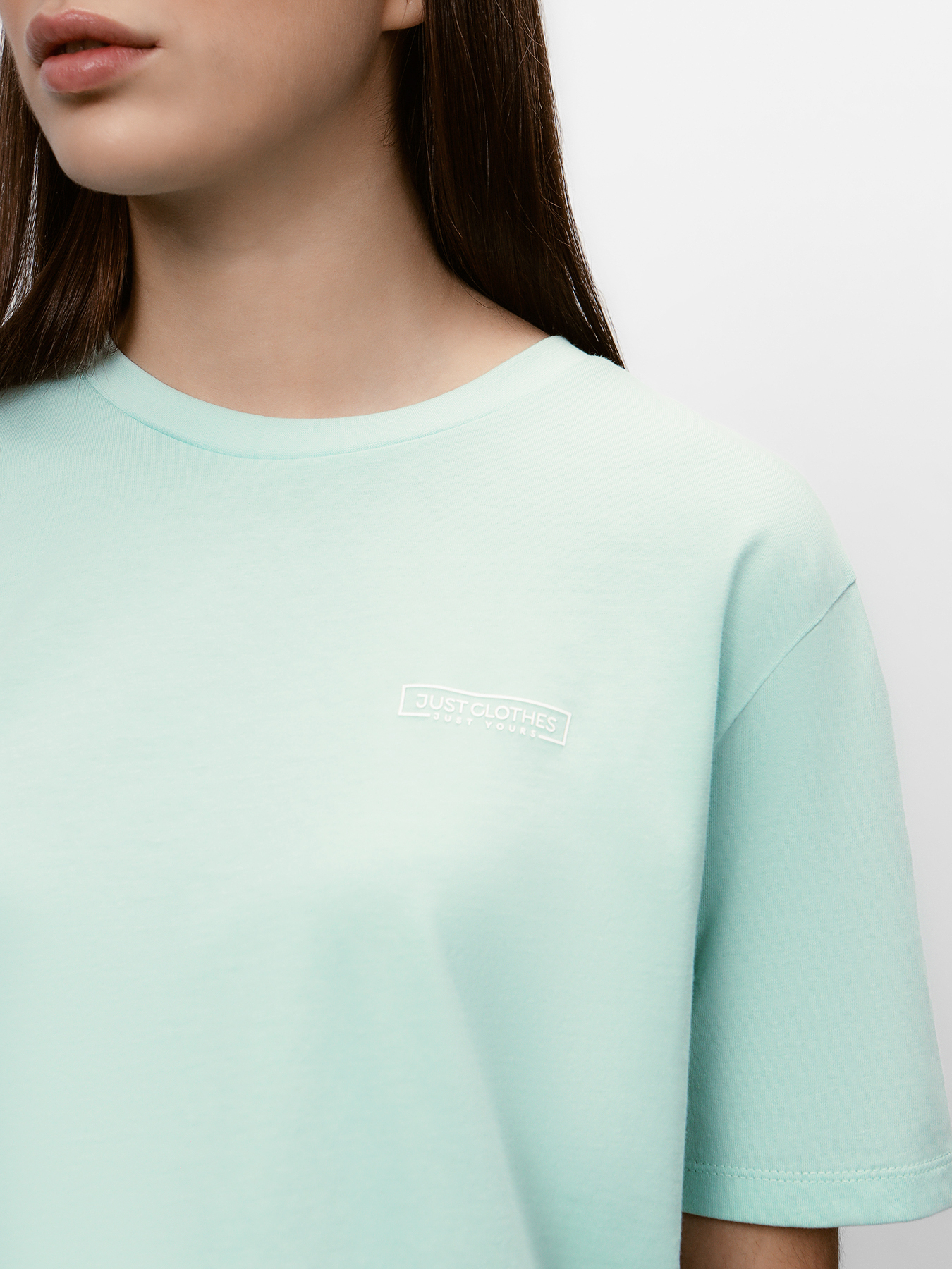 

Футболка женская Just Clothes 000000597 зеленая 48-50 RU, Зеленый, 000000597