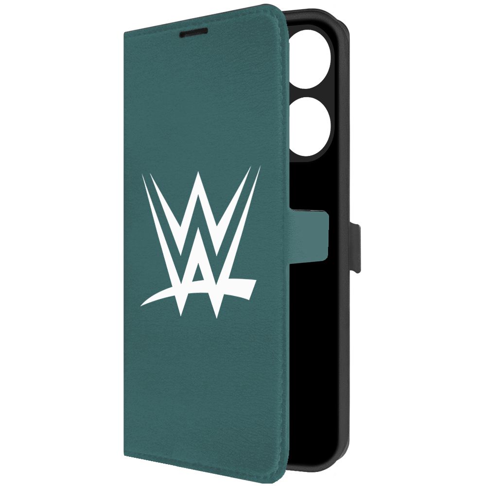 

Чехол-книжка Krutoff Eco Book для TECNO Spark Go 2023 WWE (зелёный опал), Зеленый